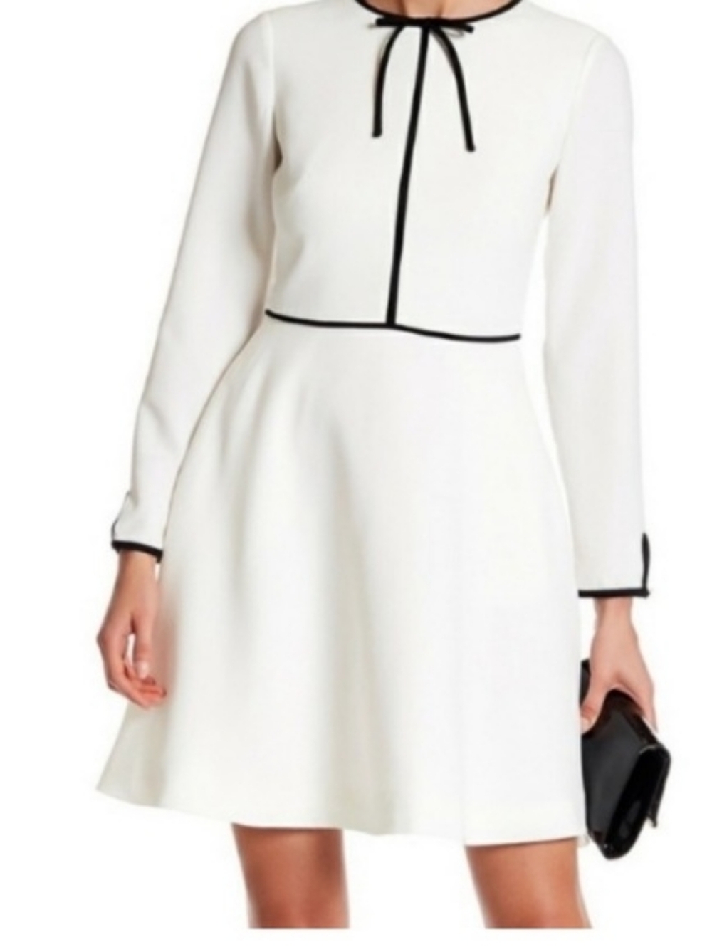 Ted Baker Loozy Contrast Trim Bow Dress